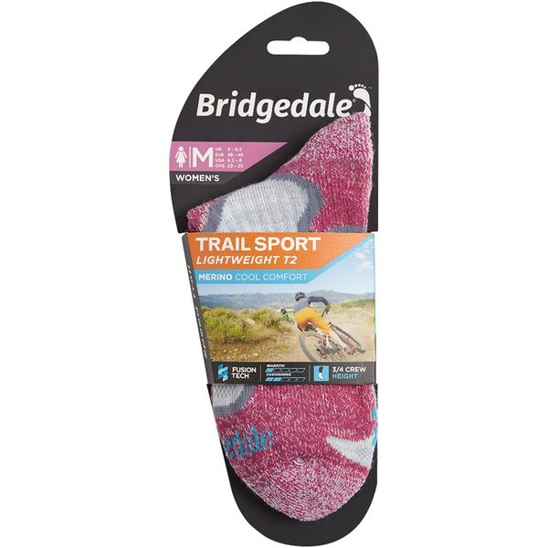 Bridgedale шкарпетки Trail Sport LW T2 W dusky pink S