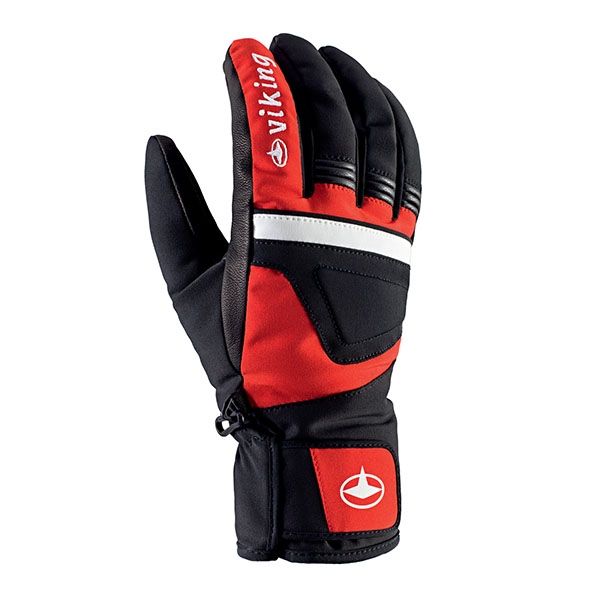 Viking перчатки Hurricane black-red 10