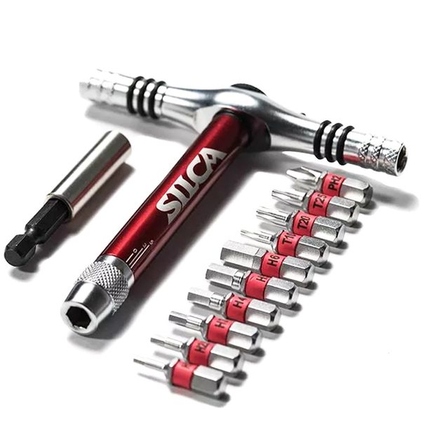 Silca ключ динамометрический T-Ratchet + Ti-Torque Kit
