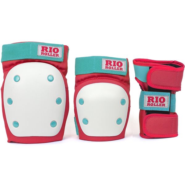 Rio Roller захист набір Triple Pad Set red-mint S
